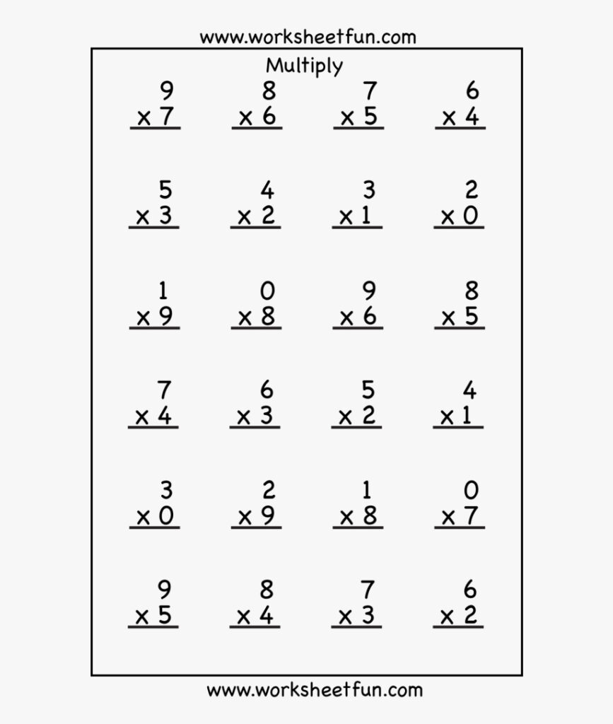 Free Kindergarten Multiplication Worksheets (Printable PDF) - Printable ...