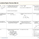 Free Ks3 Maths Revision Worksheets - gcse maths revision worksheets