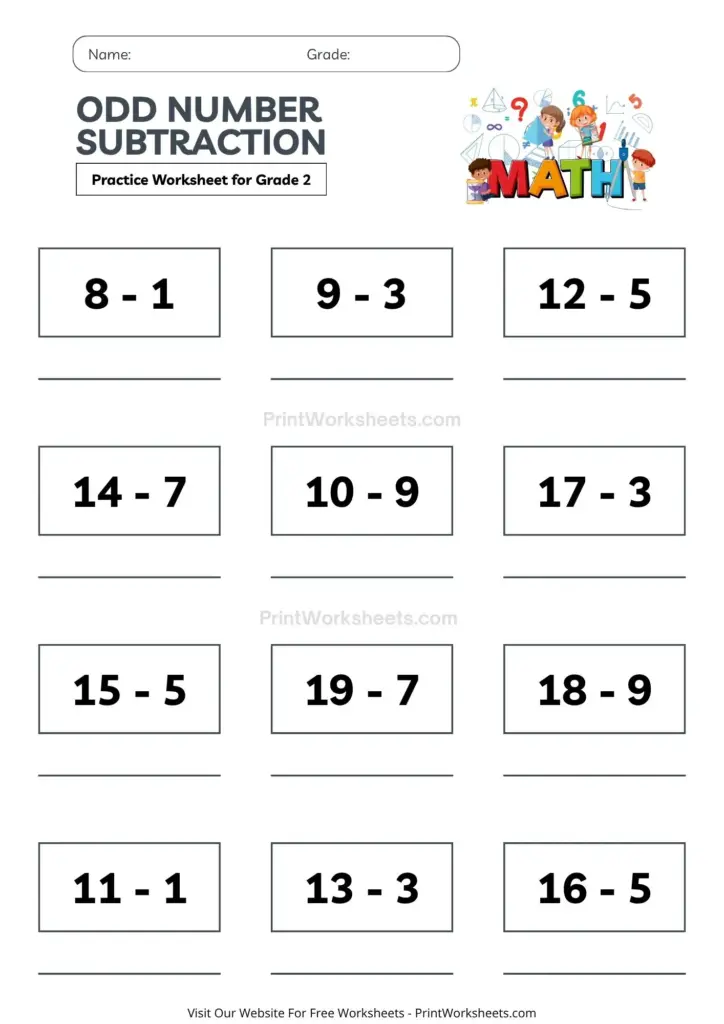 Free Math Practice Worksheets For 2nd Grade - math worksheets