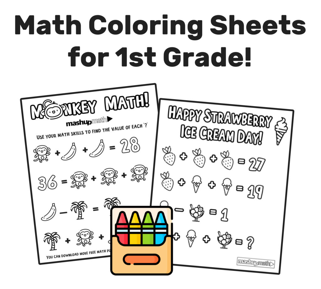 Free Math Sheets For 1st Grade - free first grade math resources