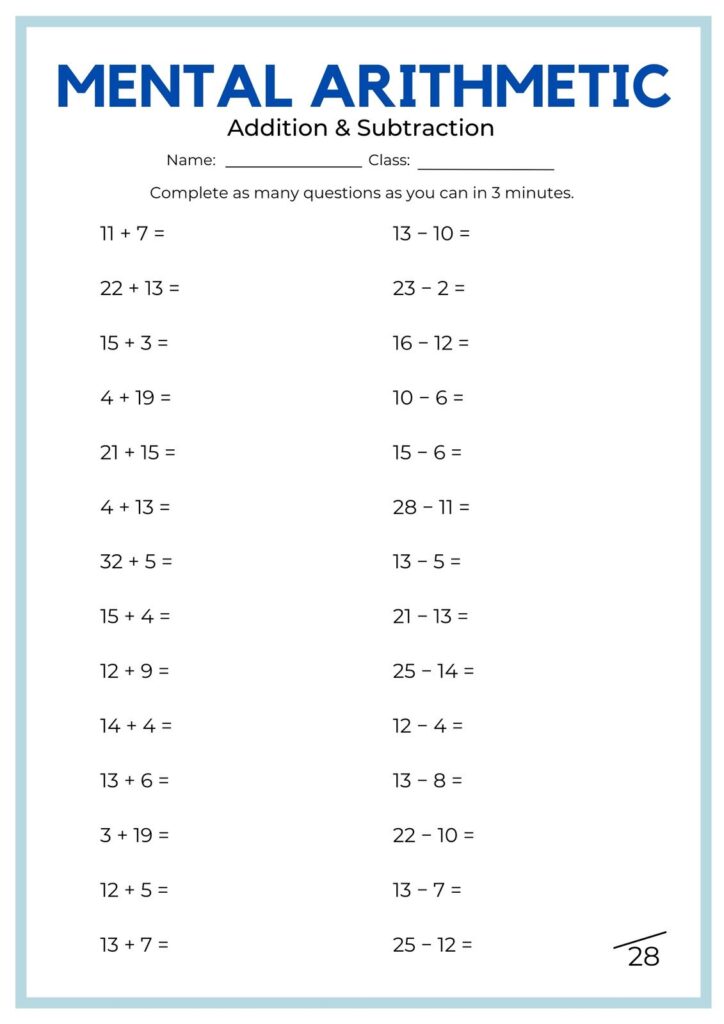 Free Math Worksheets by Math-Drills – Worksheets Library Free Math Worksheets by Math-Drills - Worksheets Library
