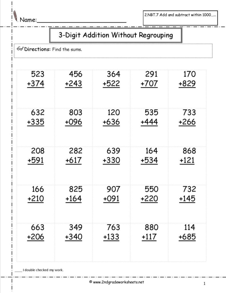 Free Math Worksheets For 2nd Grade Students – 2nd Grade Math Worksheets Free Math Worksheets For 2nd Grade Students - 2nd Grade Math Worksheets