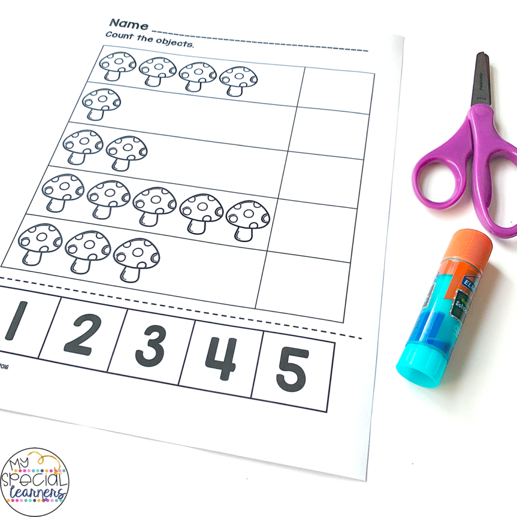Free Math Worksheets For Elementary School Students - differentiated fall math worksheets for elementary special education