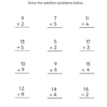 Free Math Worksheets No Sign Up - addition subtraction combined worksheets printable pdf free
