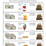 Free Math Worksheets On Time And Money
