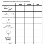 Free Matter Worksheets For 2nd Grade