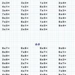 Free Multiplication Sheets To Print