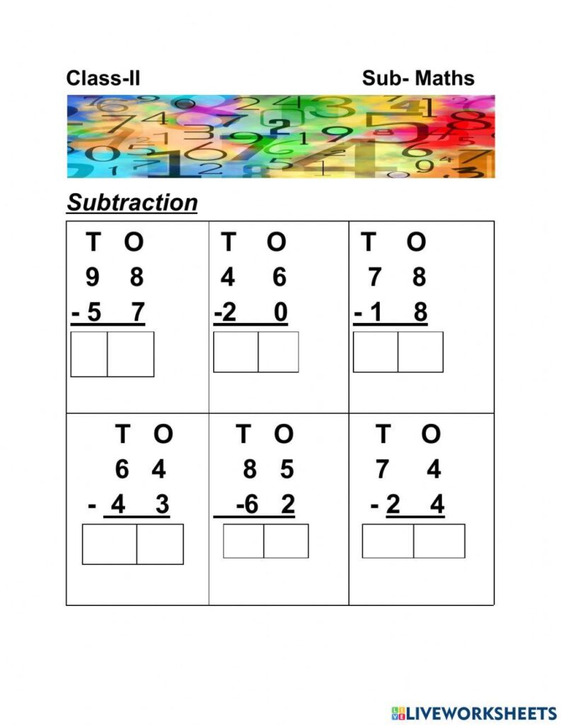 Free online subtraction worksheet for 2nd, Download Free online … Free online subtraction worksheet for 2nd, Download Free online ...