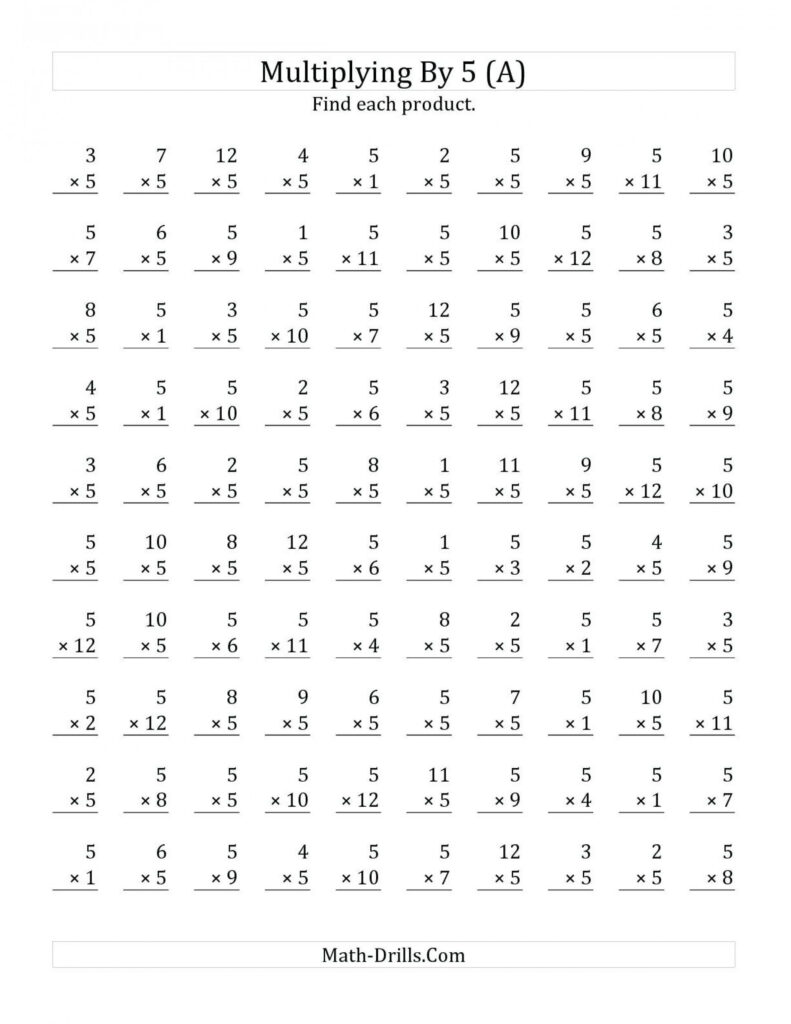 Free Printable 2nd Grade Multiplication Worksheets – Fun! - Printable ...