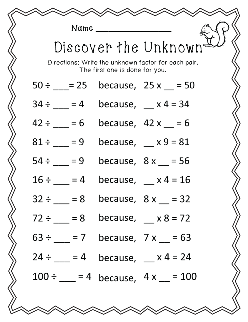 Free Printable 3rd Grade Math Worksheets | Printable Worksheets