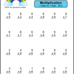 Free Printable Beginning Multiplication Worksheets