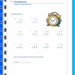 Free Printable Double Digit Multiplication