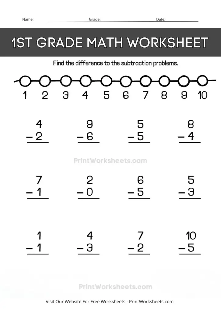 Free Printable Elementary Math Worksheets