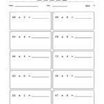 Free Printable Generated Math Worksheets