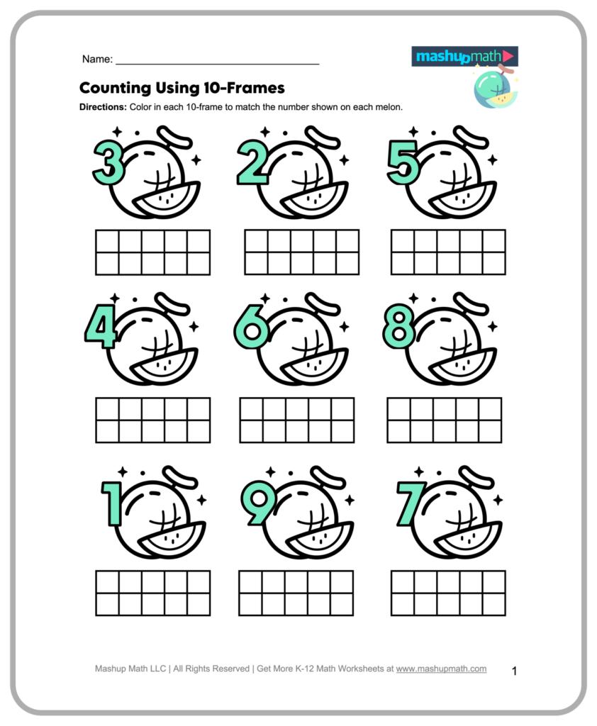 Free Printable Math Pages For Kindergarten - free kindergarten math worksheets