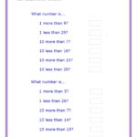 Free Printable Math Skill Sheets