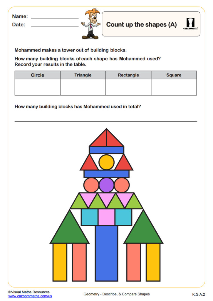 Free Printable Math Work Sheets
