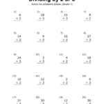 Free Printable Math Worksheets 4th Grade - division worksheets