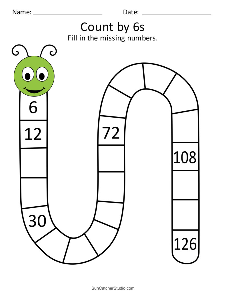 Free Printable Maths Worksheets Ks2 Year 6 – skip counting Free Printable Maths Worksheets Ks2 Year 6 - skip counting
