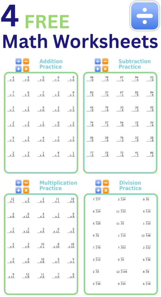Free Printable Maths Worksheets Secondary - math