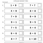 Free Printable Mathwork Sheets K12