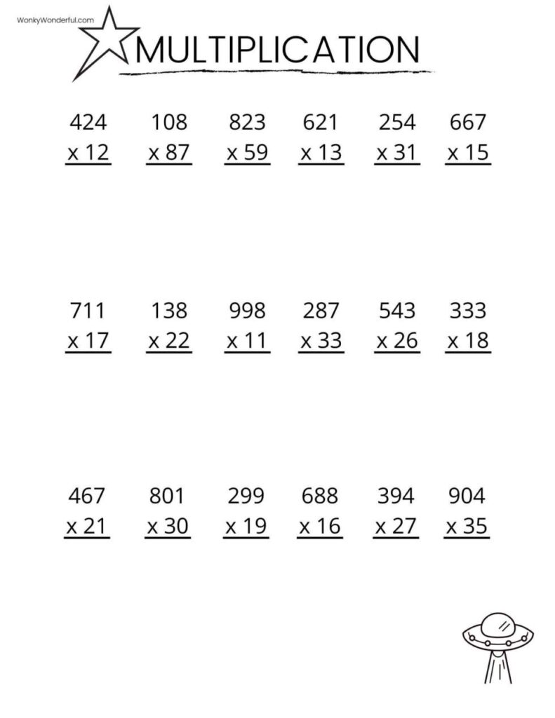 Free Printable Multiplication Chart for 4th Grade – Printable Art and Words Free Printable Multiplication Chart for 4th Grade - Printable Art and Words
