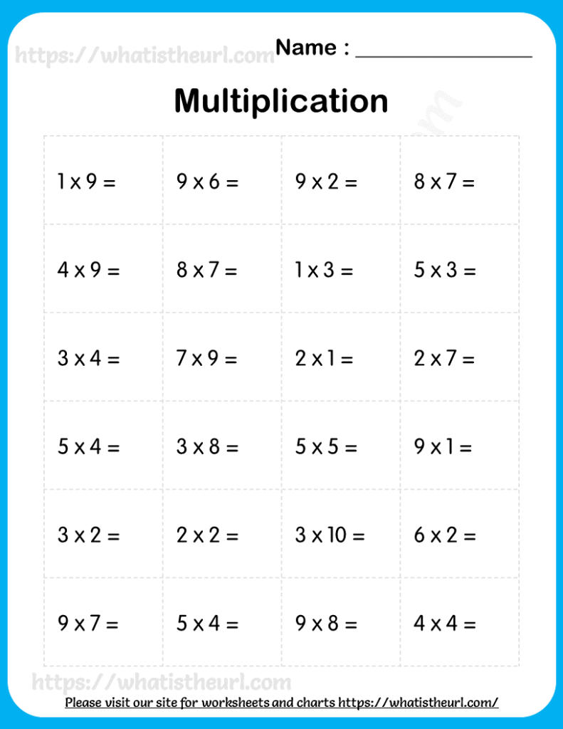 Free Printable Multiplication Worksheets Grade 2 [PDFs] Brighterly.com ...