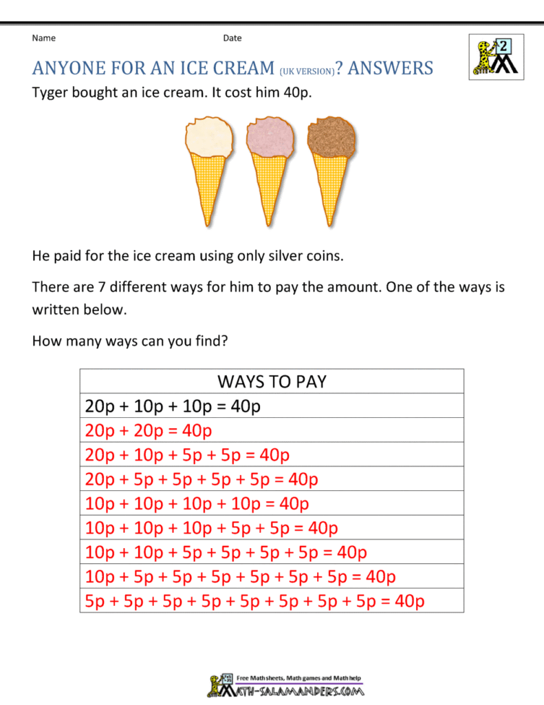 Free Printable Second Grade 2nd Grade Math Worksheets – second grade math problems Free Printable Second Grade 2nd Grade Math Worksheets - second grade math problems