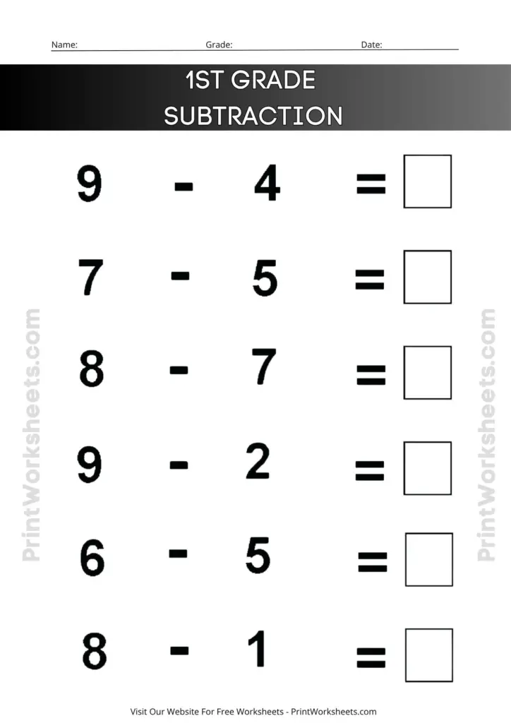 Free Printable Sheets for Math
