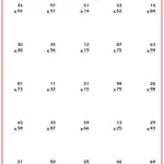 Free Printable Two Digit Multiplication Worksheets