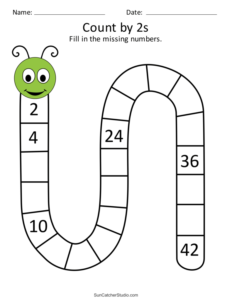 Free Printable Worksheets For Year 2 Maths – skip counting Free Printable Worksheets For Year 2 Maths - skip counting
