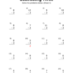 Free Printable Worksheets Math Drills