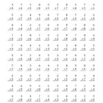 Free Worksheets For Multiplication Facts