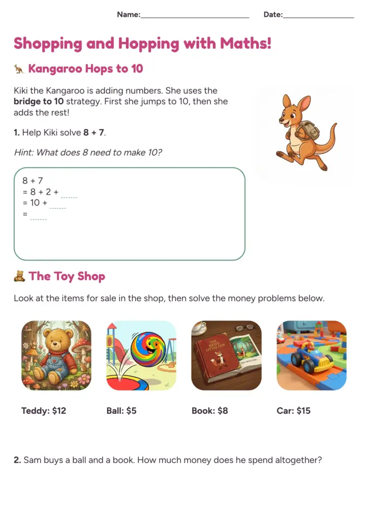 Free Year 2 Maths Worksheets for Teachers | Chalkie