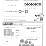 French Math Worksheets Grade 2