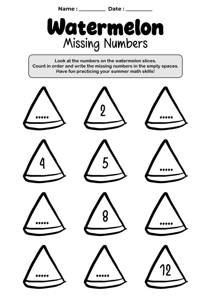 Fun Basic Skills Math Worksheets - post summer math worksheets 695895