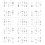 Fun Math Fact Practice Worksheets
