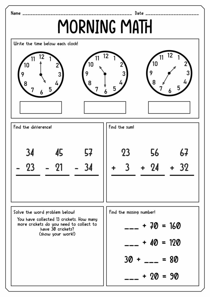 Fun Math Worksheets For 2nd Graders – All For One Fun Math Worksheets For 2nd Graders - All For One