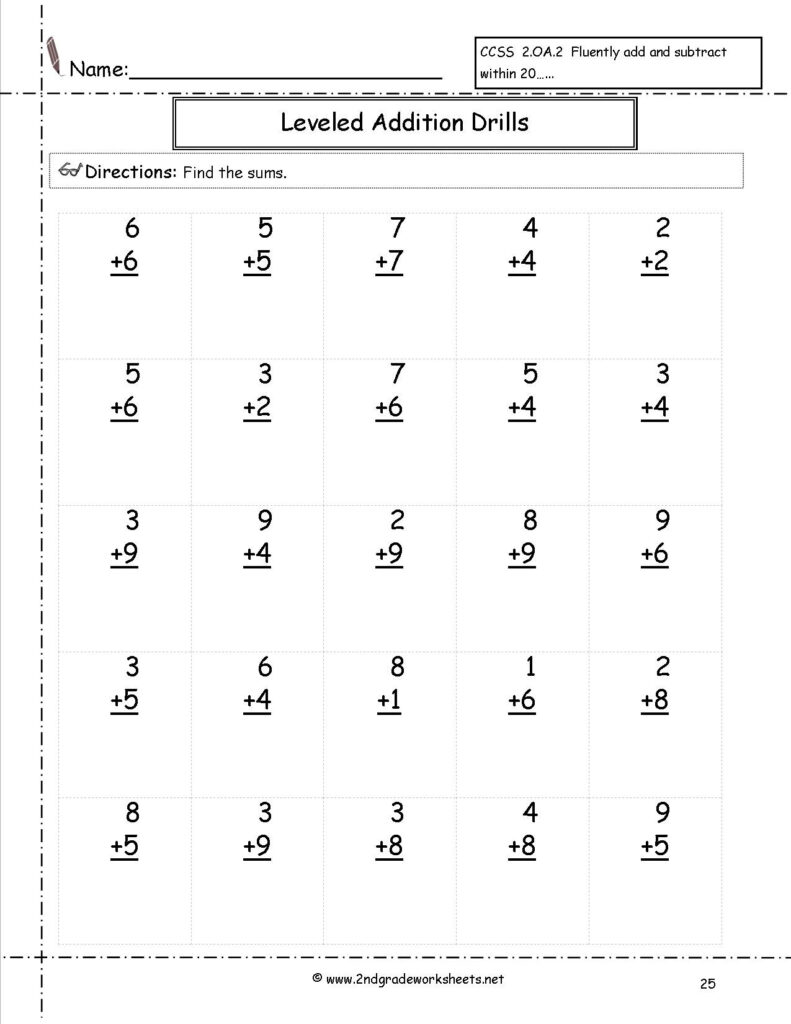Go Math 2nd Grade Worksheets - 2nd Grade Math Worksheets