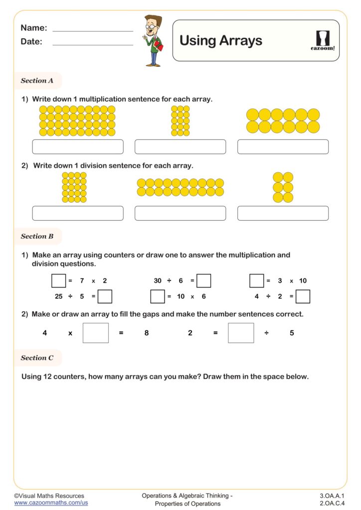 Grade 2 And 3 Math Worksheets – 2nd grade operations and algebraic thinking worksheets Grade 2 And 3 Math Worksheets - 2nd grade operations and algebraic thinking worksheets