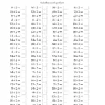 Grade 2 Math Drills Worksheets