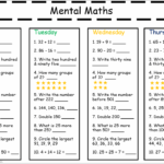 Grade 2 Math Homework Sheets