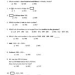 Grade 2 Math Test Worksheets