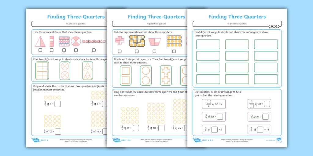 Grade 2 Math Worksheets 3rd Quarter - year 2 finding three quarters maths activity sheets t m 1645630143