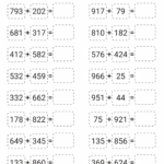 Grade 2 Math Worksheets Multiple Choice