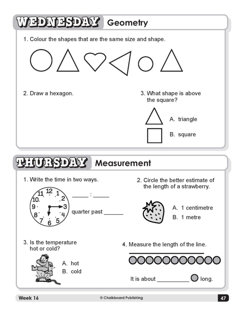 Grade 2 Math Worksheets Ontario Printable - canadian daily math grade 2