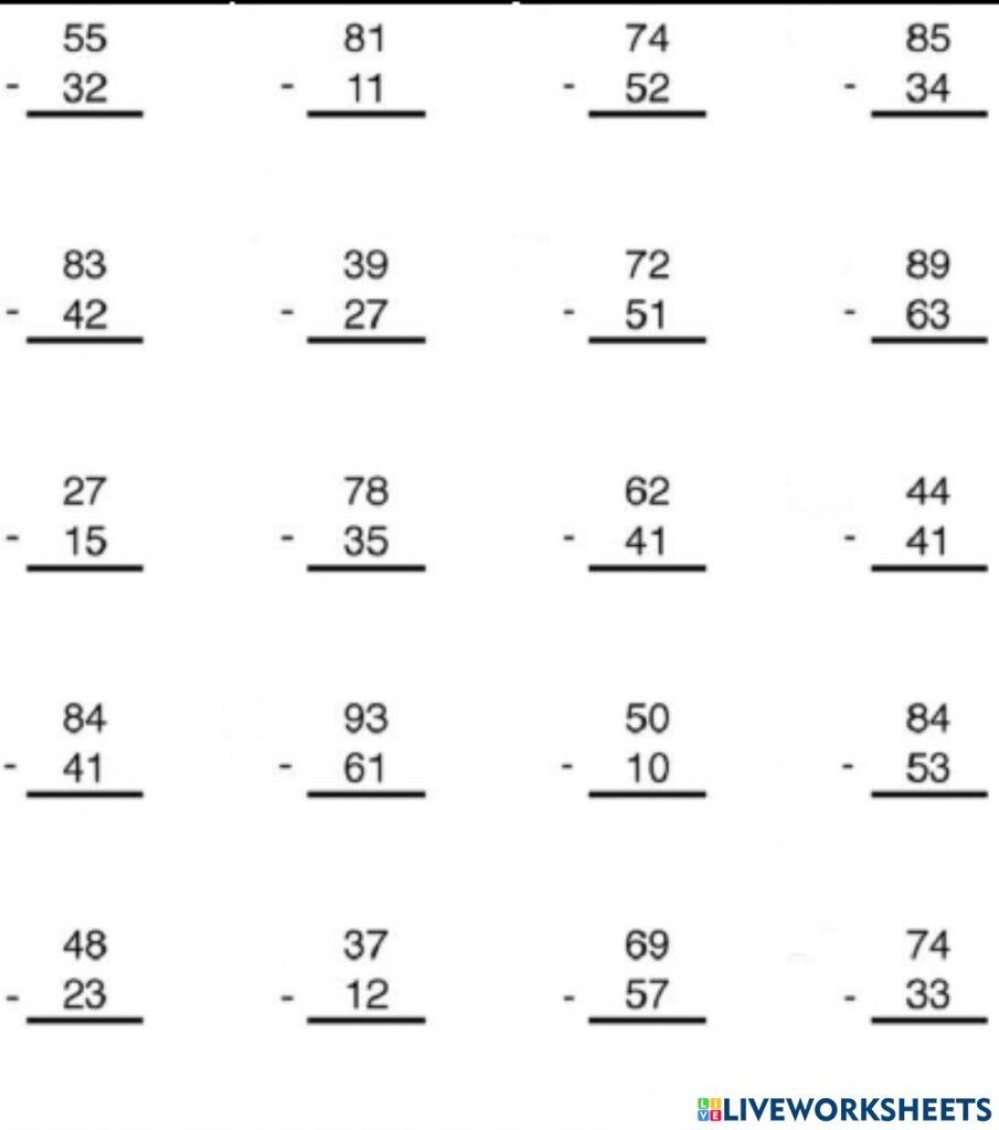Grade 2 Maths Live Worksheets – math Grade 2 Maths Live Worksheets - math