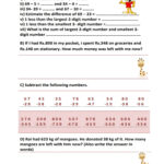 Grade 2 Maths Worksheets Icse