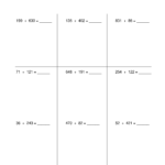 Grade 2 Multiple Choice Math Worksheets