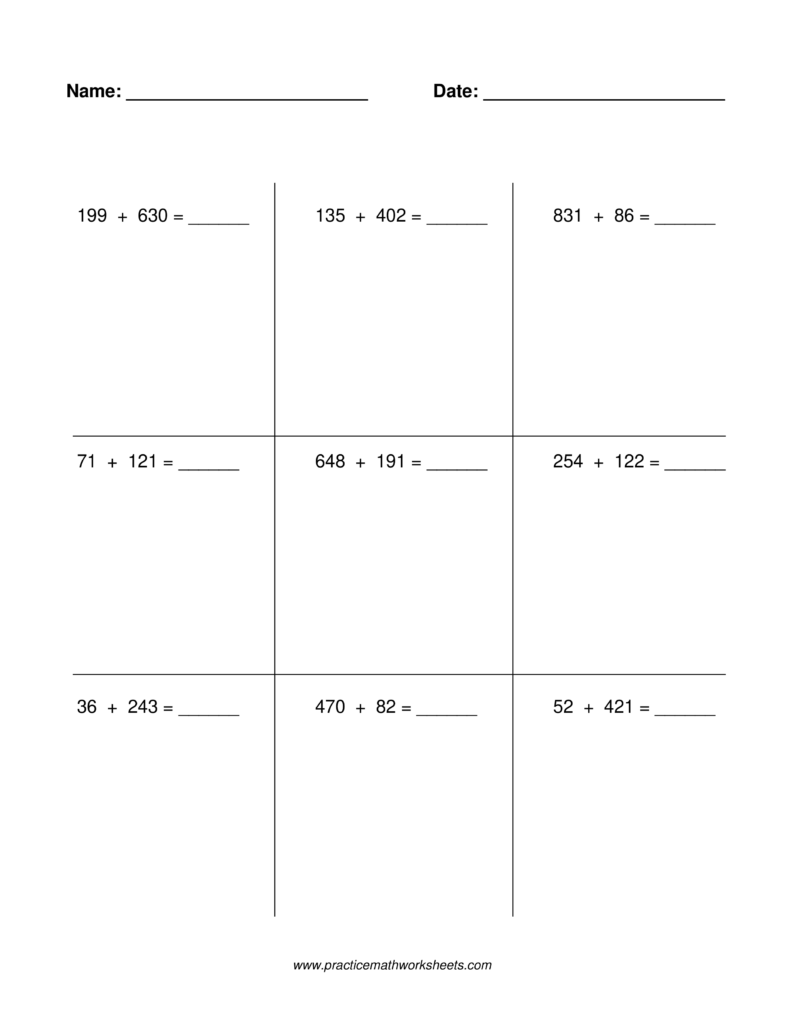 Grade 2 Multiple Choice Math Worksheets - grade 2
